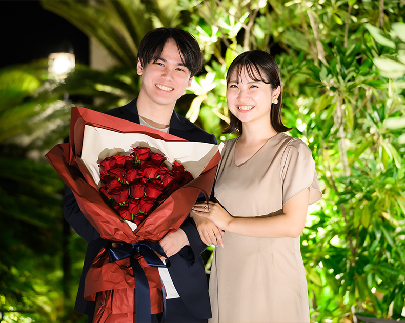 チャペルでプロポーズ